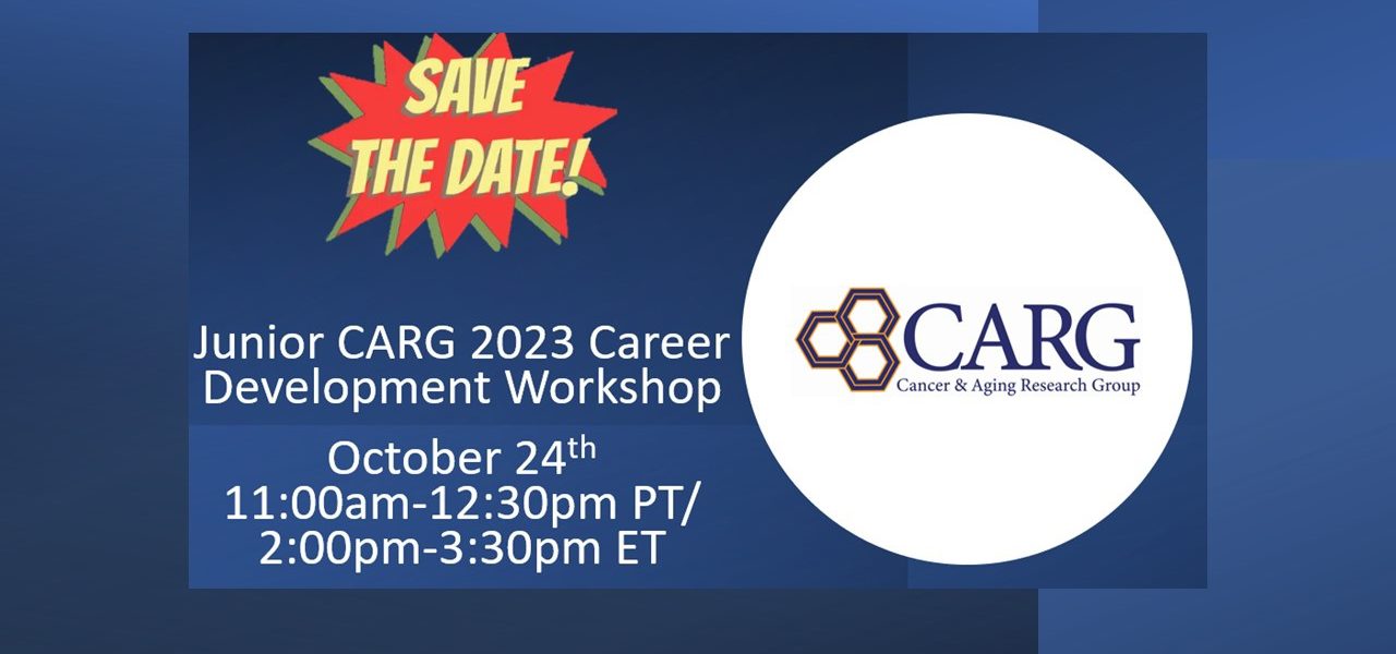 Junior CARG 2023 Career Development Workshop